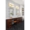 Z-Lite Artemis Vanity, 6-Light, 6.5 In.W x 25 In.L x 10.75 In.H, Modern Gold/Matte Opal 494-6V-MGLD - alternate 6